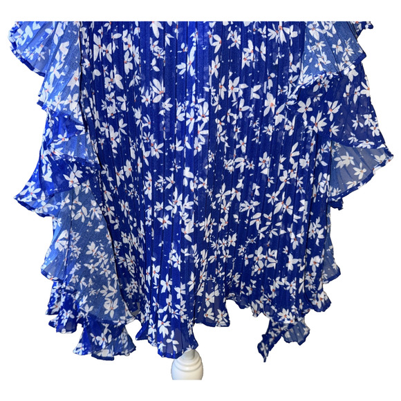 LA MAISON TALULAH-MEDITERRANEAN MINX Pleated Mini Dress Size M - Picture 6 of 16